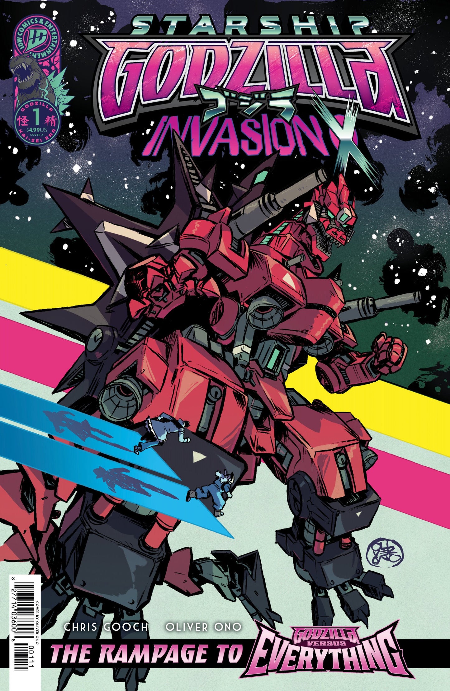STARSHIP GODZILLA INVASION X KAI-SEI ERA #1 COVER A ONO CVR A