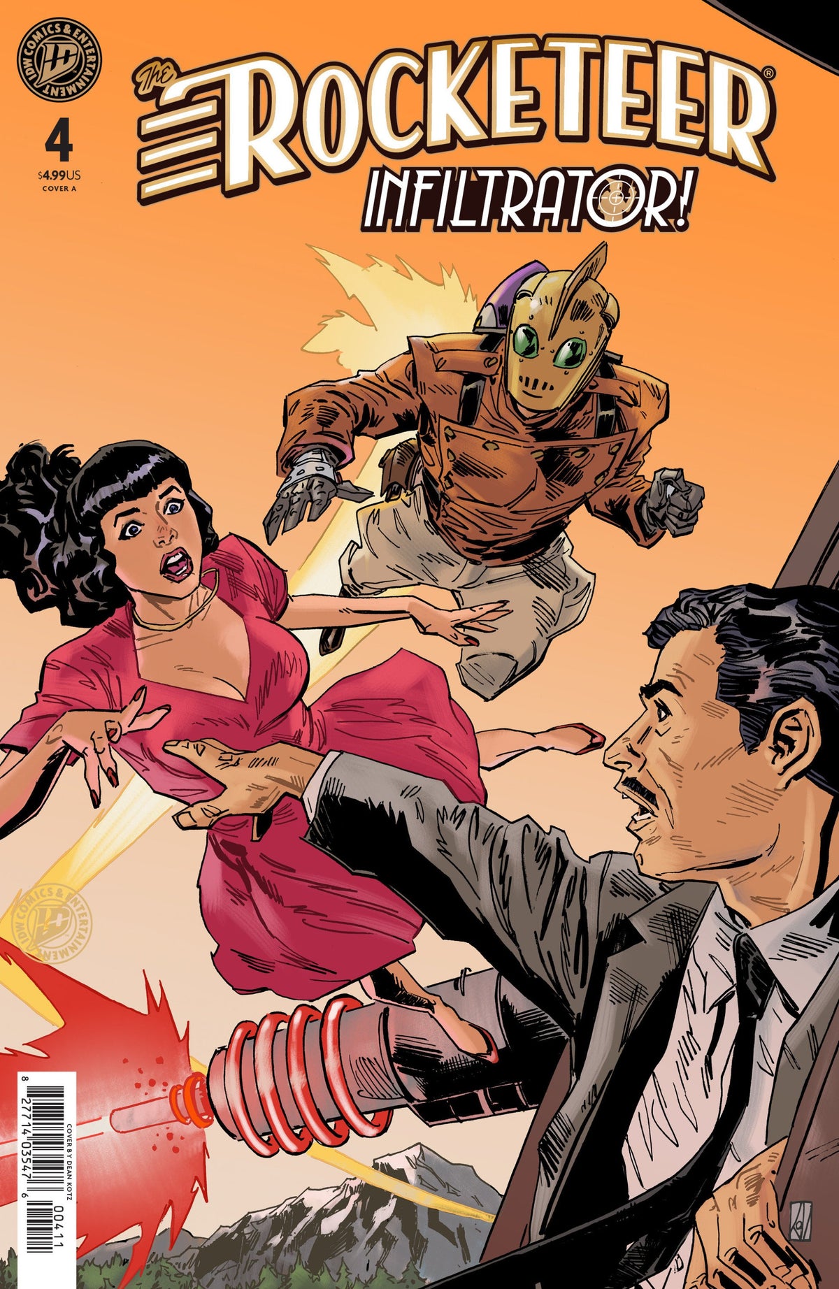 THE ROCKETEER INFILTRATOR #4 COVER A KOTZ CVR A
