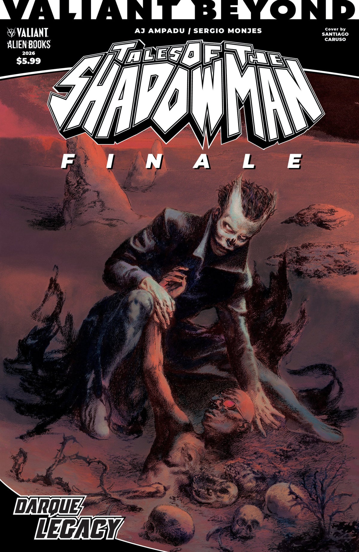 VALIANT BEYOND TALES OF THE SHADOWMAN FINALE--DARQUE LEGACY COVER A CARUSO CVR A
