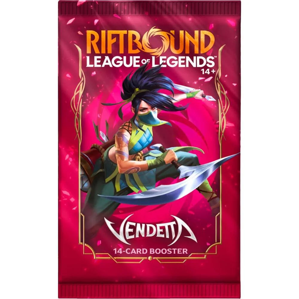 RIFTBOUND LEAGUE OF LEGENDS VENDETTA BOOSTER PACK