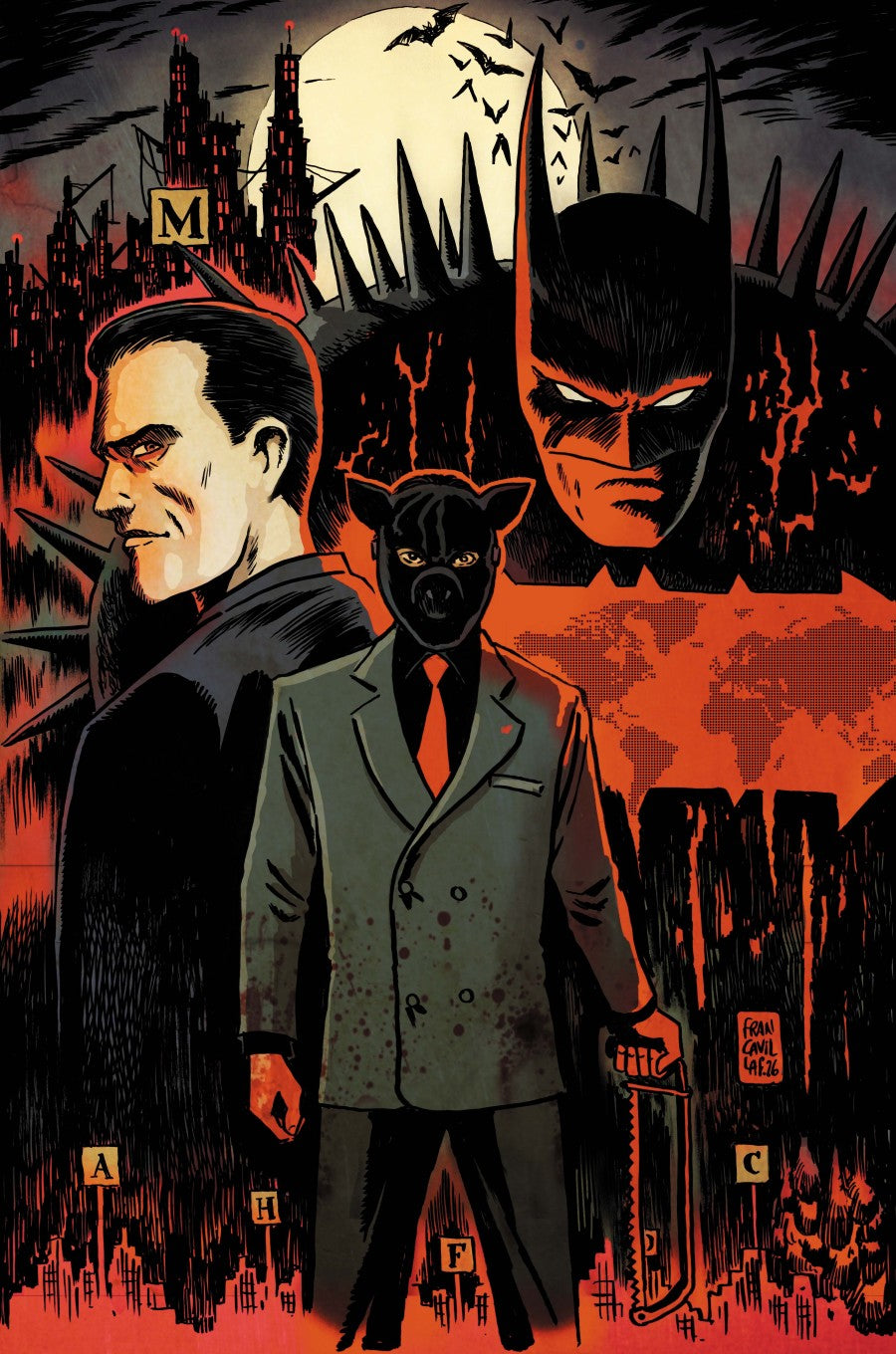 ABSOLUTE BATMAN BEYOND ARK-M #1 ONE SHOT CVR A FRANCESCO FRANCAVILLA