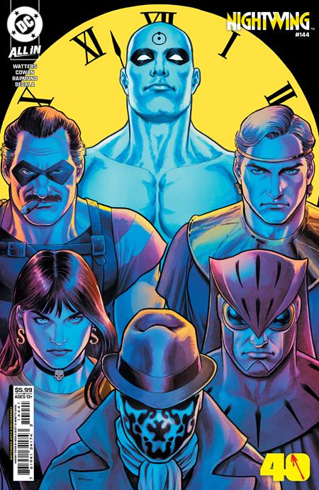 NIGHTWING #144 CVR D NICOLA SCOTT WATCHMEN 40TH ANNIVERSARY CARD STOCK VAR