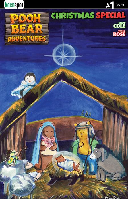 POOH BEAR ADVENTURES CHRISTMAS SPECIAL #1 ONE SHOT CVR C TESSA ROSE THE NATIVITY VAR