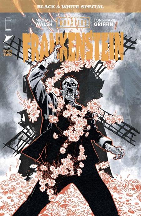 UNIVERSAL MONSTERS FRANKENSTEIN B&W SPECIAL #2 CVR A MICHAEL WALSH (OF 2)
