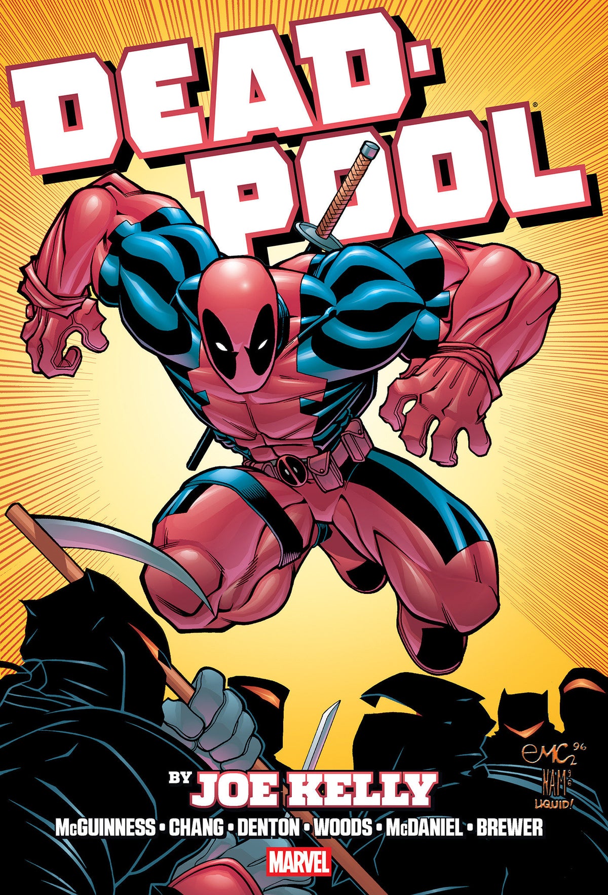 DEADPOOL BY JOE KELLY OMNIBUS ED MCGUINNESS NINJA COVER NEW PRINTING DM ONLY HC