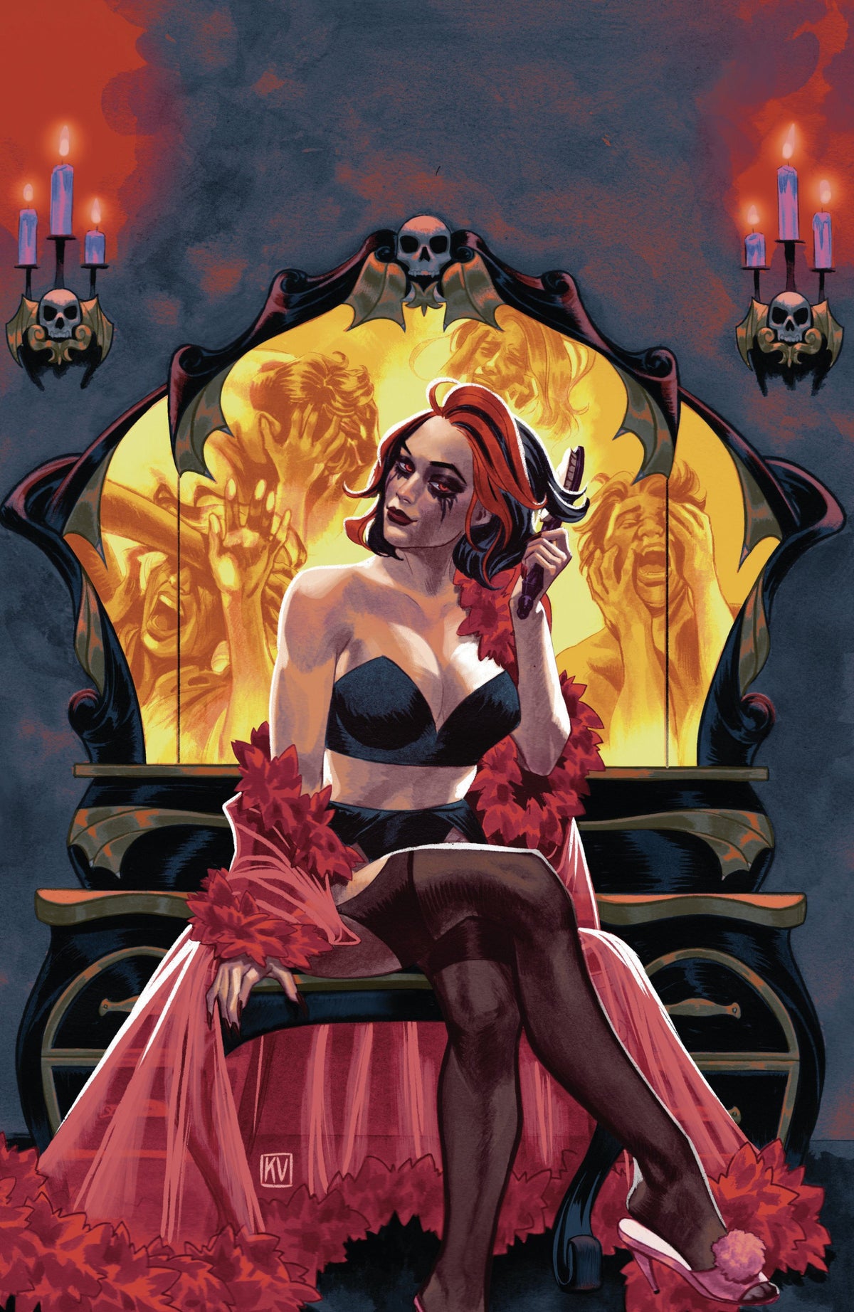 HELLO DARKNESS #27 CVR C FULL ART VALERIO VAR