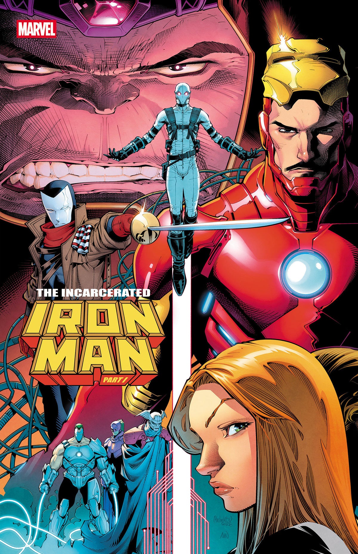 IRON MAN #12 CVR B GLEB MELNIKOV CONNECTING VAR IIM