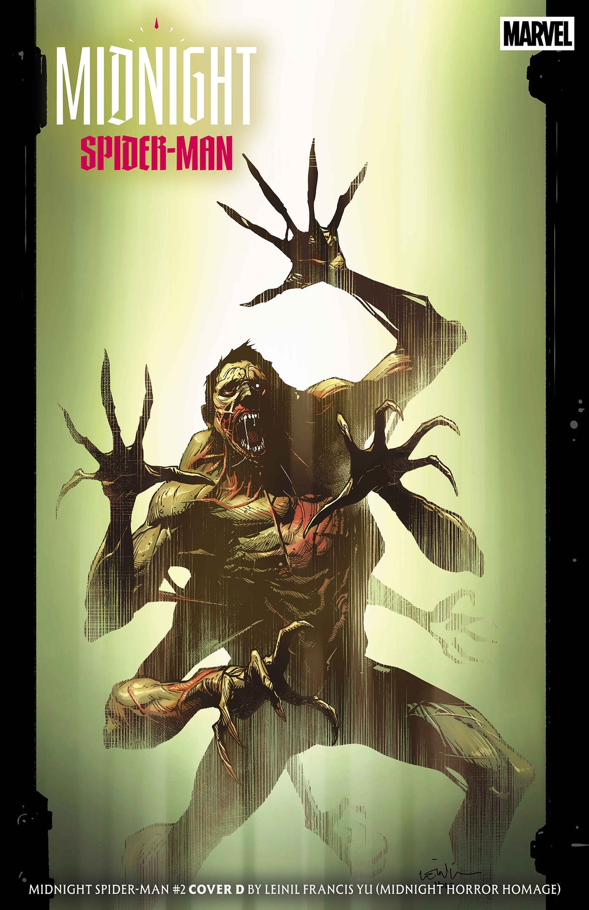 MIDNIGHT SPIDER-MAN #2 CVR D LEINIL YU MIDNIGHT HORROR HOMAGE VAR