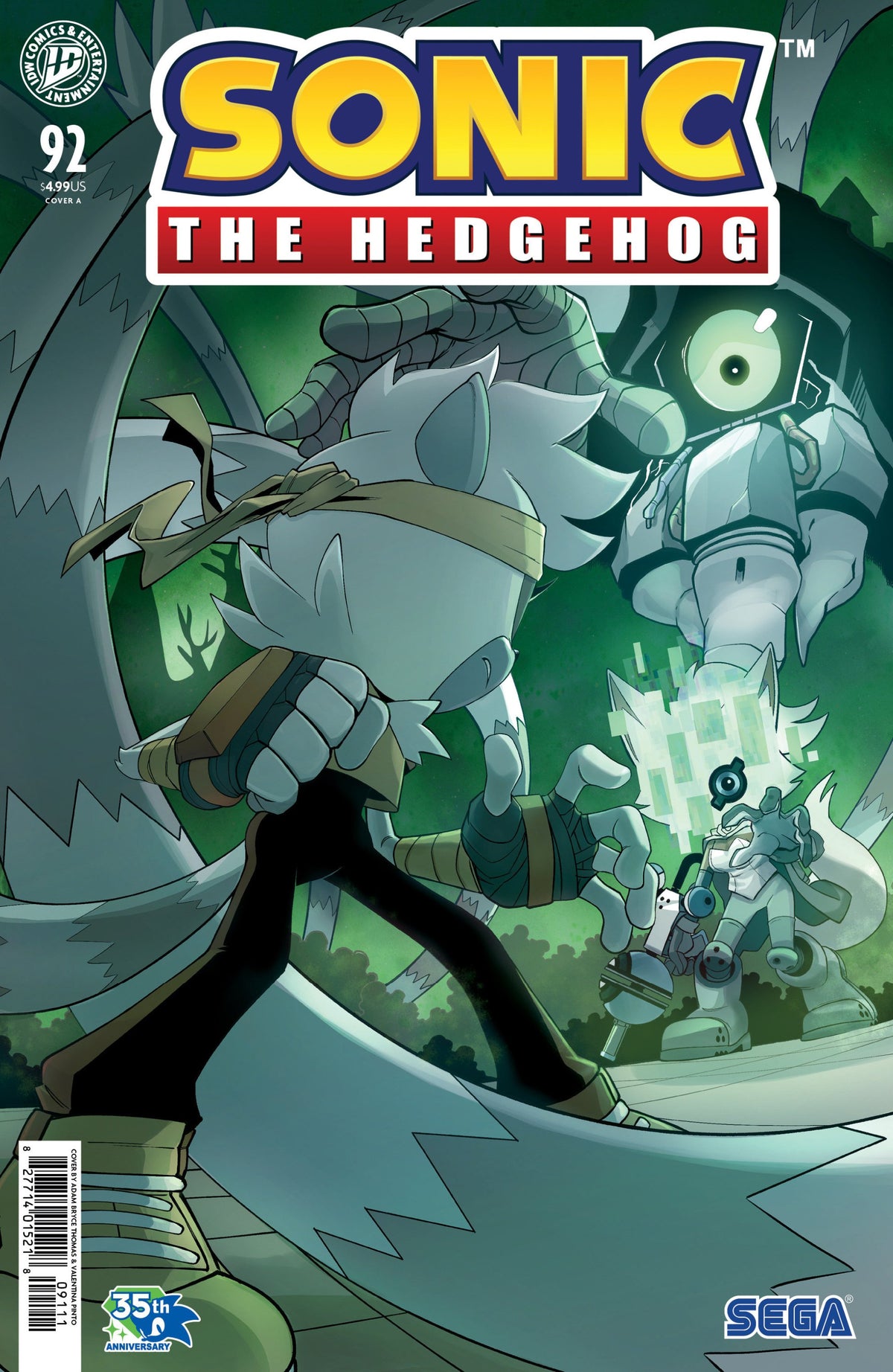 SONIC THE HEDGEHOG #92 CVR A THOMAS