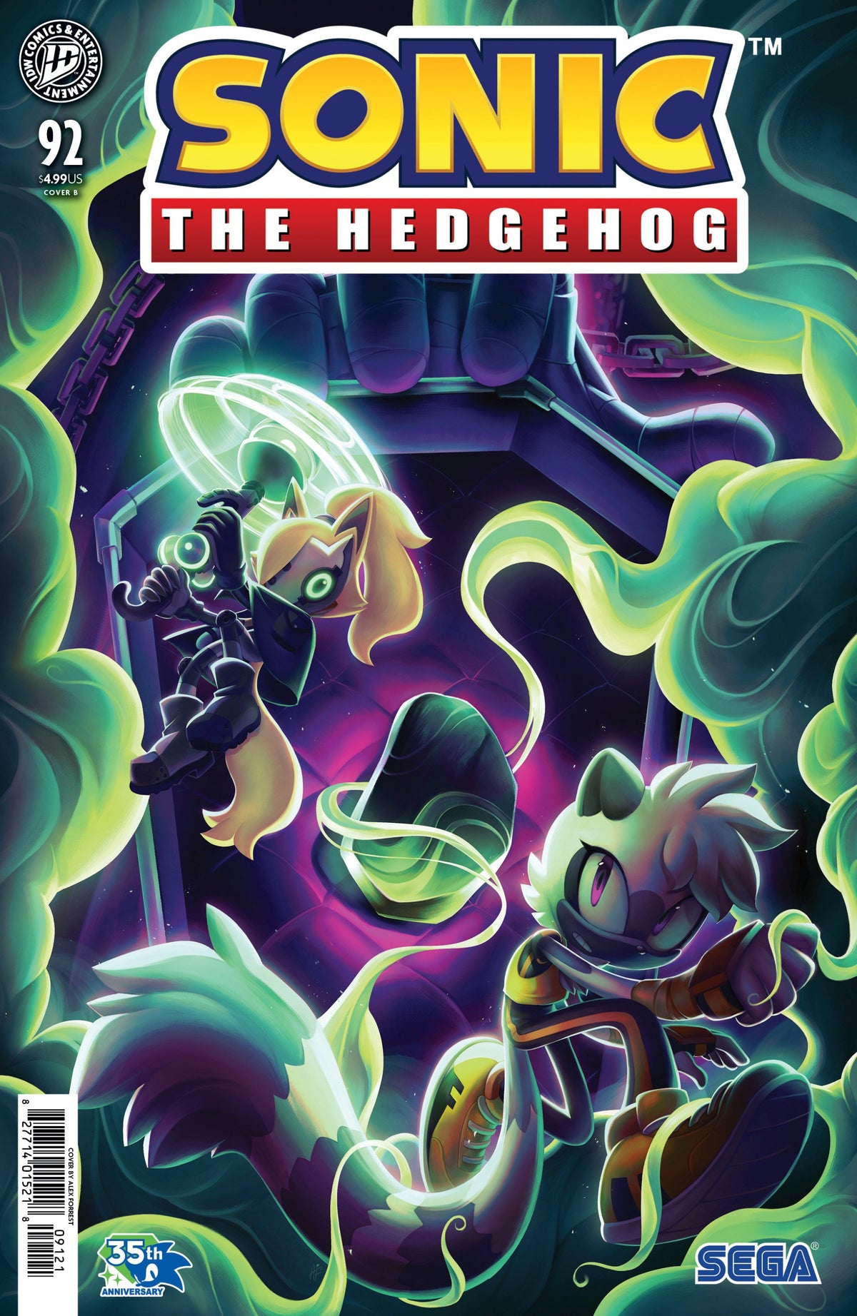 SONIC THE HEDGEHOG #92 CVR B FORREST VAR