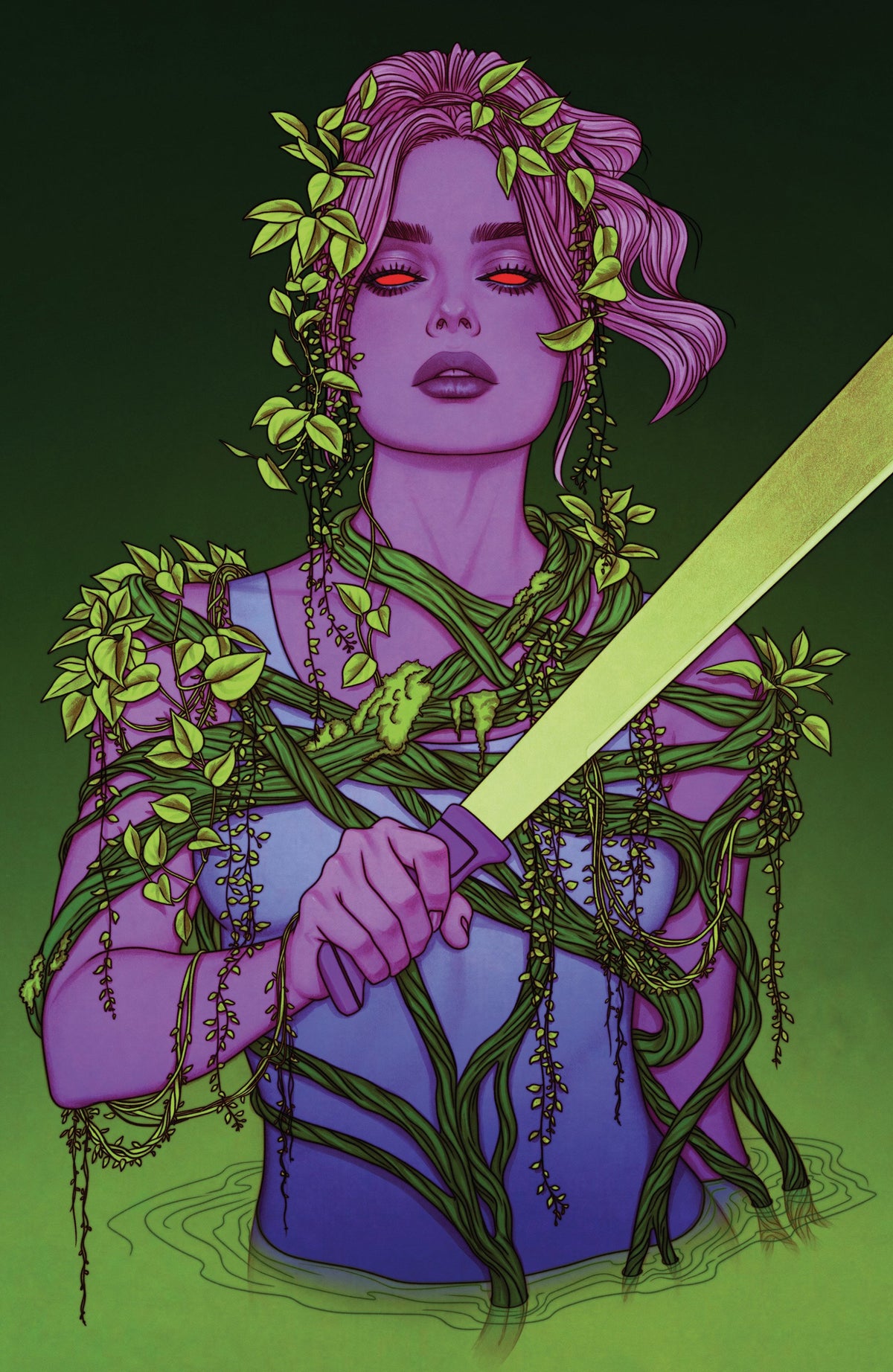 SWAMP THING IS KILLING THE CHILDREN #1 CVR B FULL ART FRISON VAR