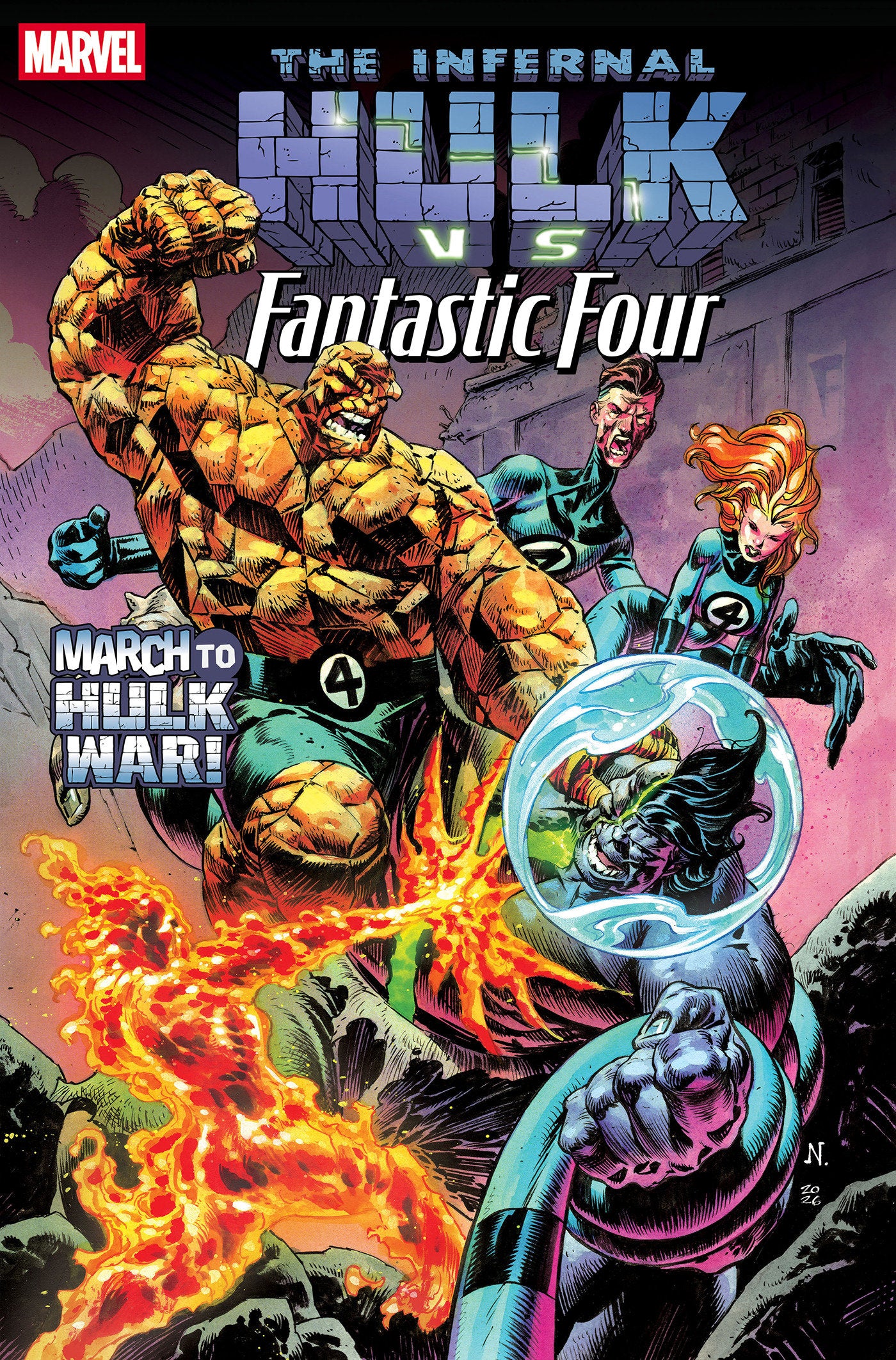 INFERNAL HULK VS FANTASTIC FOUR #1 CVR A