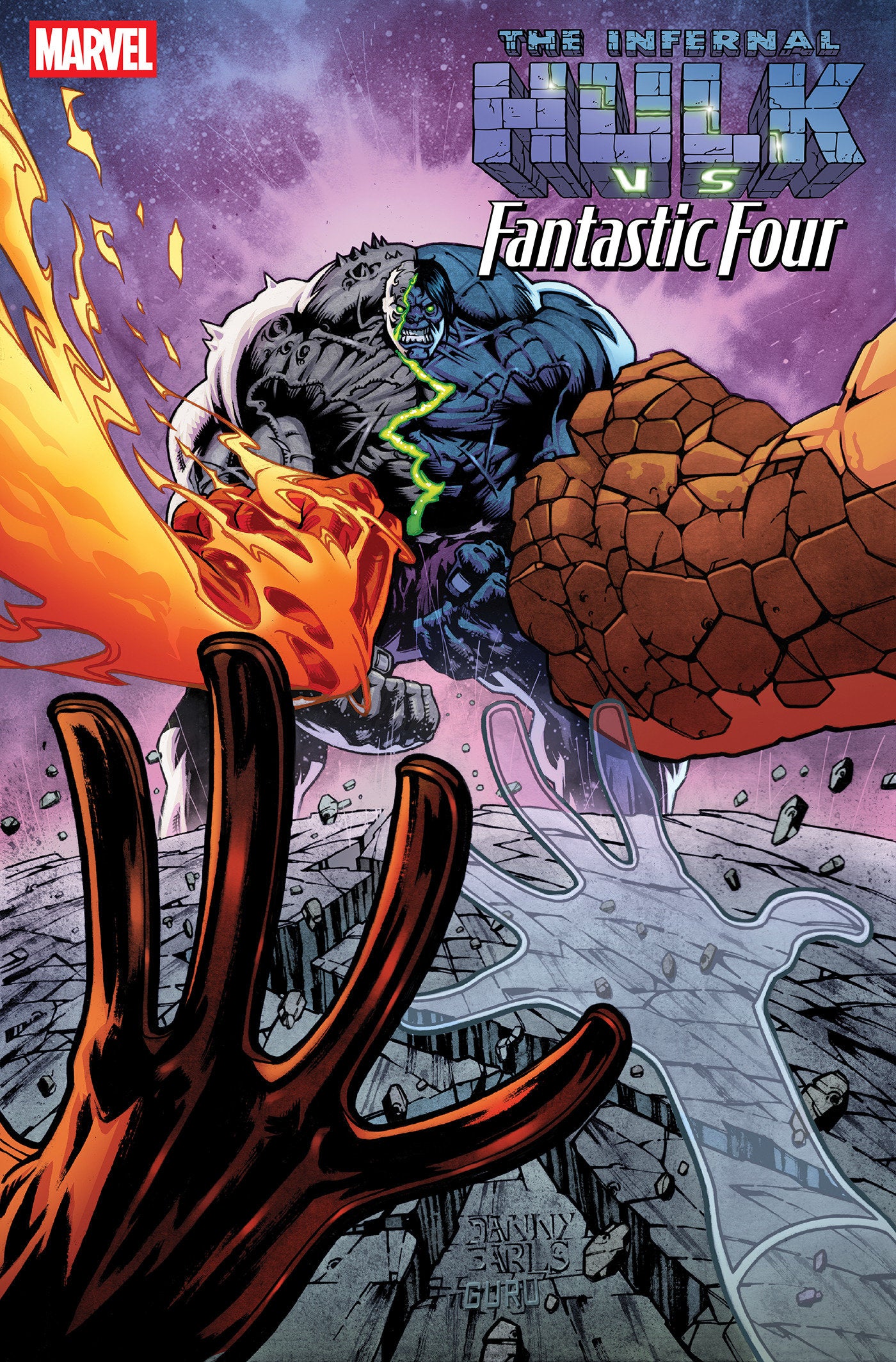 INFERNAL HULK VS FANTASTIC FOUR #1 DANNY EARLS VAR CVR C
