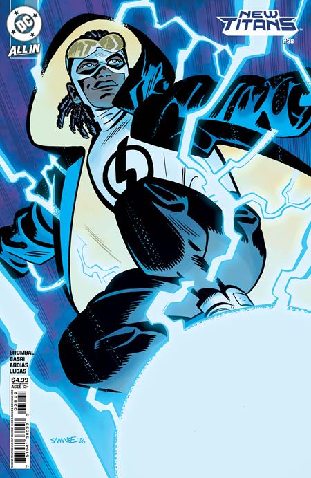 NEW TITANS #38 SECOND PRINTING CVR B CHRIS SAMNEE CARD STOCK VAR