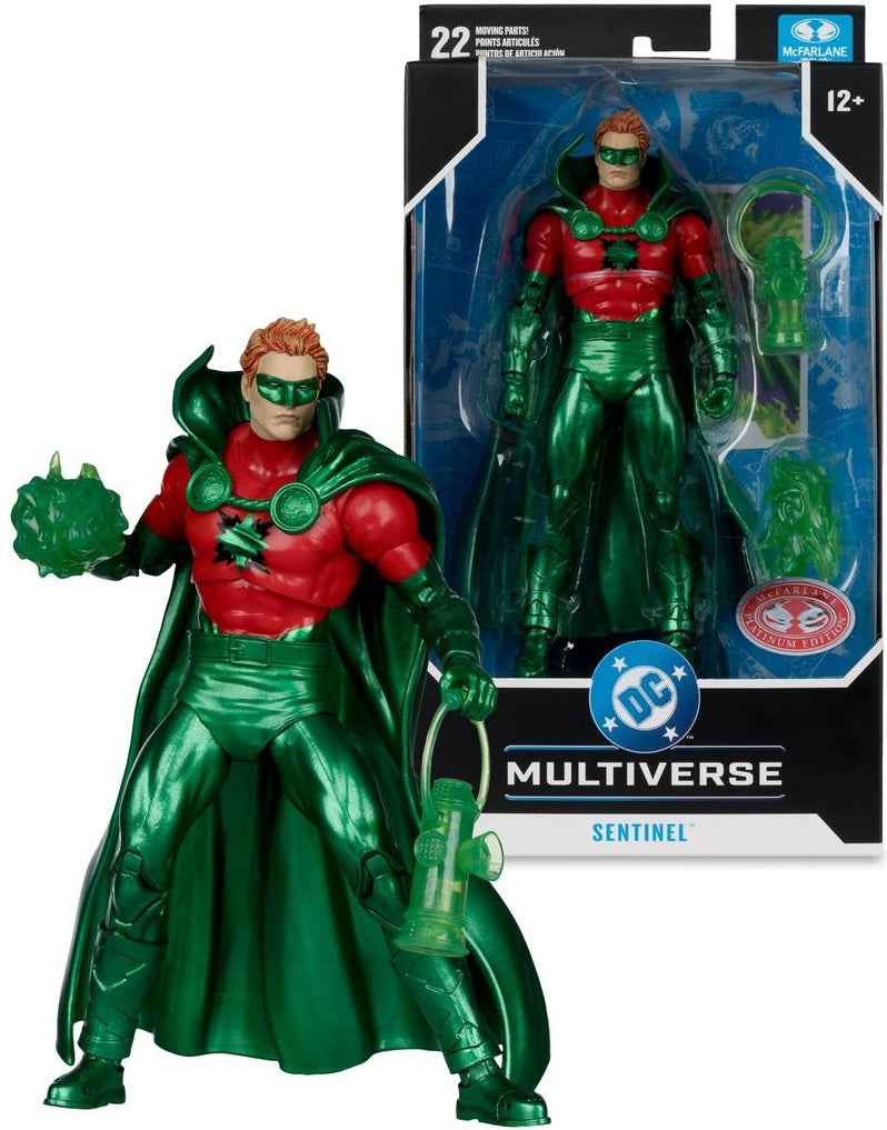 DC MULTIVERSE ALAN SCOTT SENTINEL RED PLATINUM