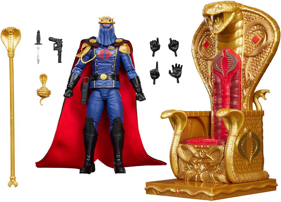 GI JOE CLASSIFIED SERIES DELUXE COBRA COMMANDER WITH THRONE