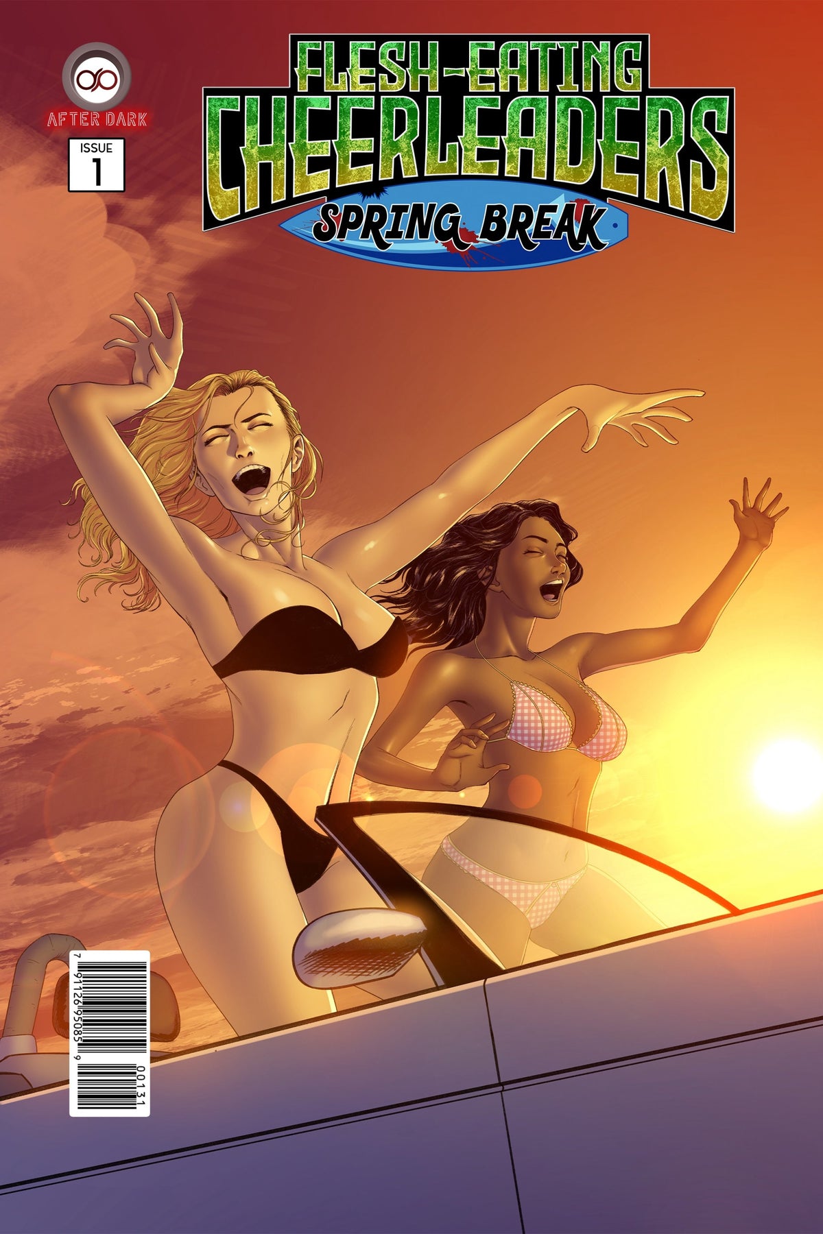 FLESH EATING CHEERLEADERS SPRING BREAK #1 CVR A FELIPE OBANDO (OF 4)