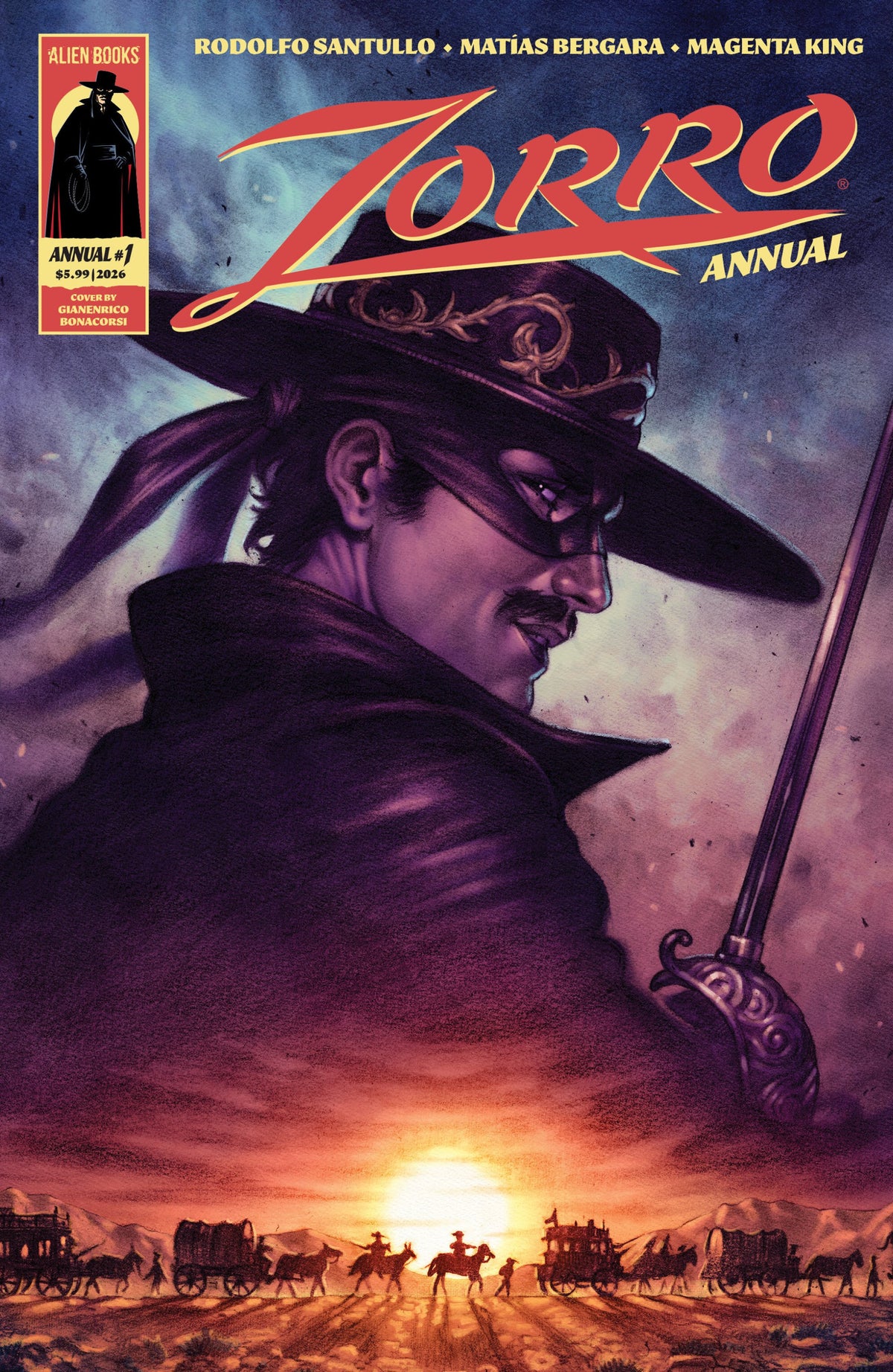 ZORRO ANNUAL #1 CVR A BONACORSI