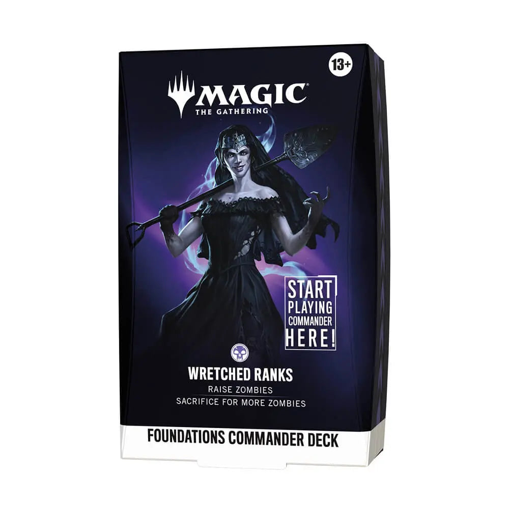 MAGIC THE GATHERING FOUNDATIONS WRETCHED RANKS COMMANDER DECK