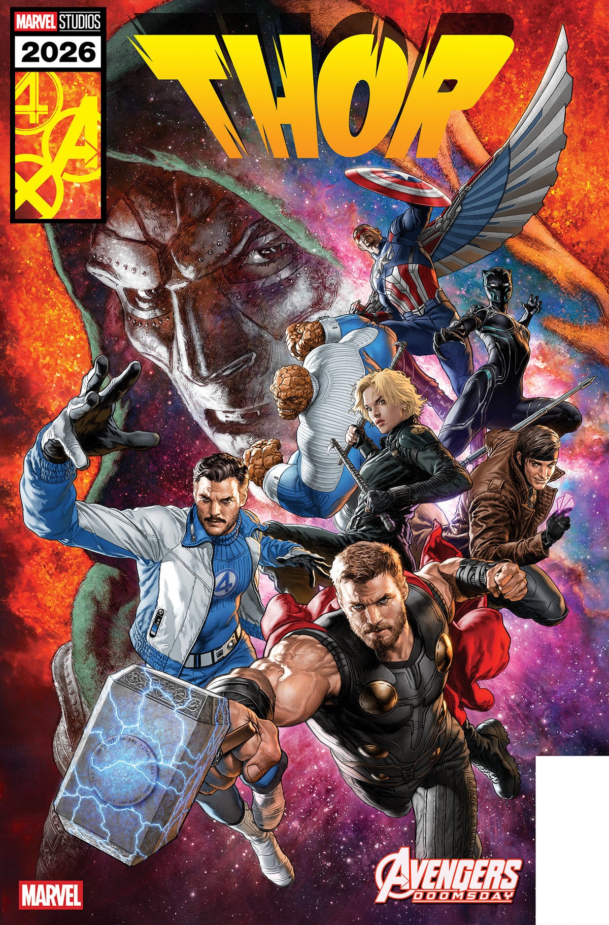 THOR #803 CVR E MAURO CASCIOLI MARVEL STUDIOS DOOMSDAY VAR