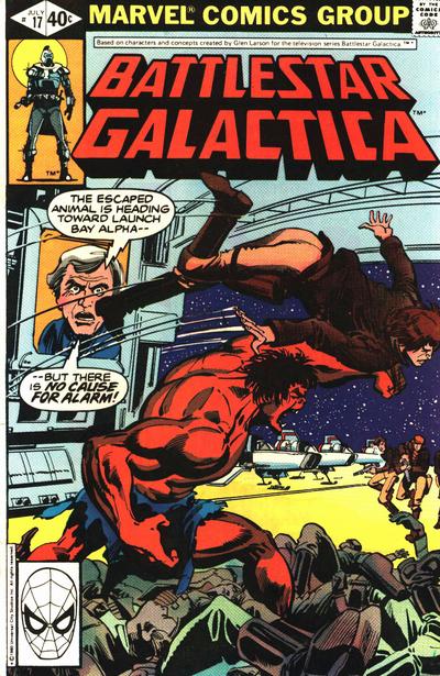 Battlestar Galactica 1979 #17 Direct ed. - back issue - $10.00