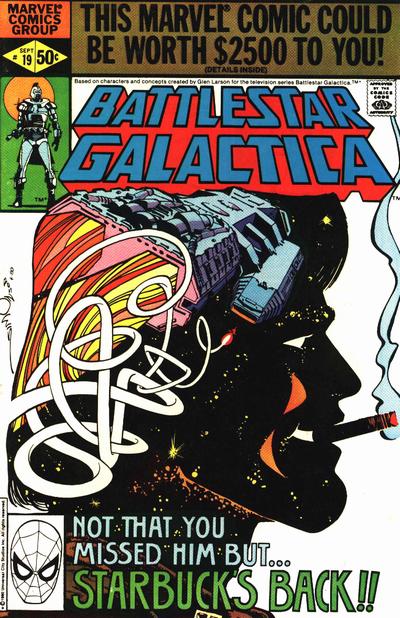 Battlestar Galactica 1979 #19 Direct ed. - back issue - $10.00
