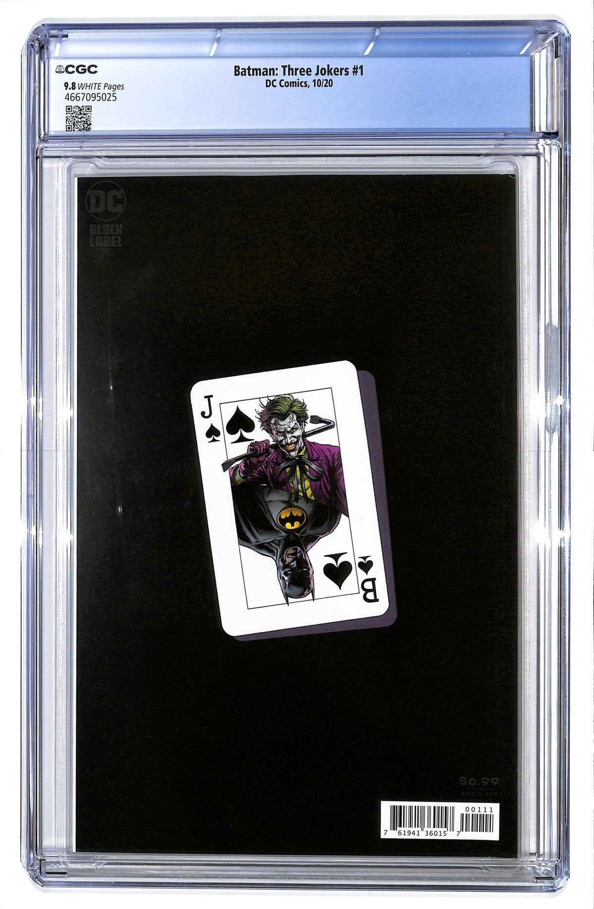 Batman: Three Jokers 2020 #1 Jason Fabok Joker Crowbar Cover - CGC 9.8 - $60.00