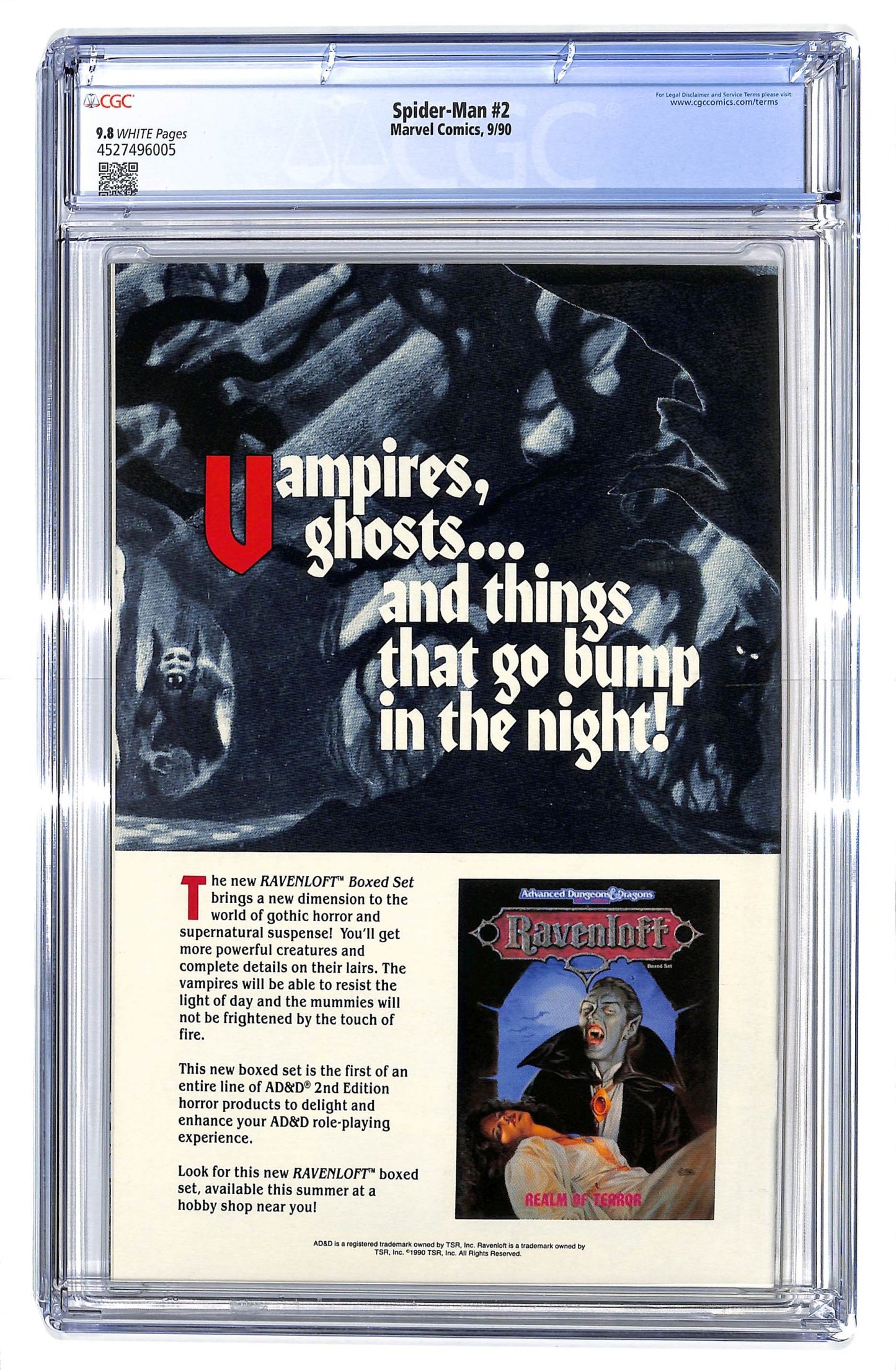 Spider-Man 1990 #2 Direct ed. - CGC 9.8 - $60.00