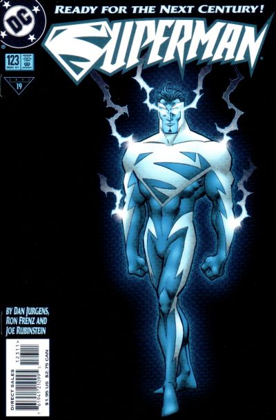 Superman 1987 #123 Glow-in-the-Dark Edition Signed by Dan Jurgens, Joe Rubinstein - back issue - $30.00