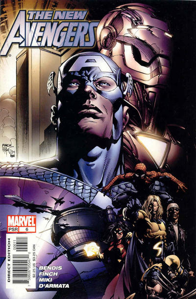 New Avengers 2005 #6 Direct Edition - back issue
