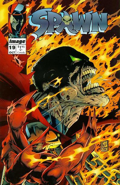 Spawn 1992 #19 Direct ed. - back issue