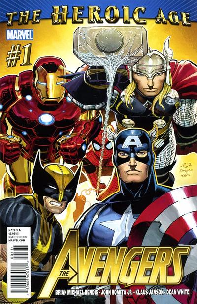 Avengers 2010 #1 Standard Cover - back issue - $10.00