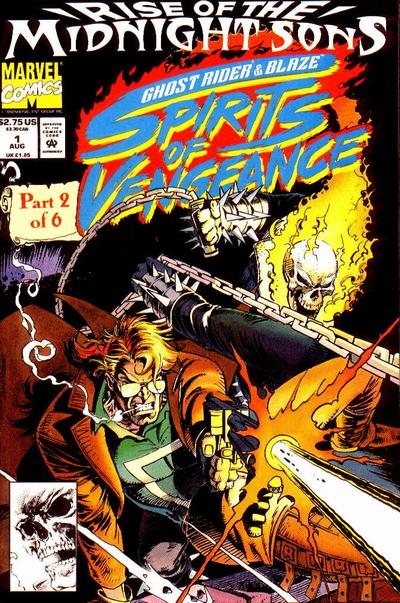 Ghost Rider / Blaze: Spirits of Vengeance 1992 #1 Direct ed. - back issue
