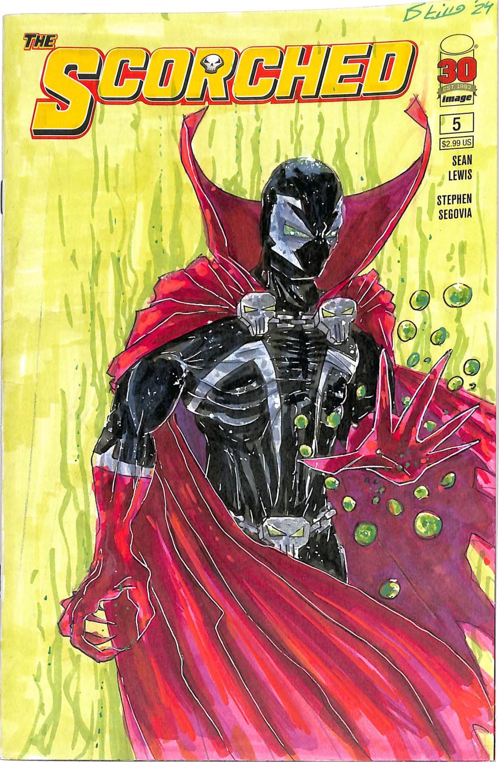 SCORCHED #5 DAN STILLO SPAWN COVER