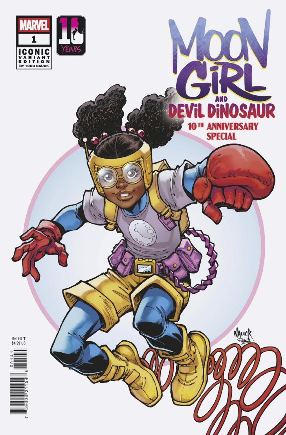 MOON GIRL AND DEVIL DINOSAUR 10TH ANNIVERSARY SPECIAL #1 TODD NAUCK ICONIC VAR CVR D