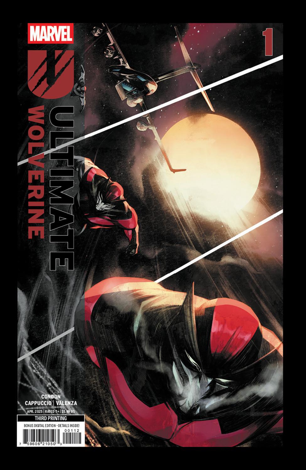 ULTIMATE WOLVERINE #1 ALESSANDRO CAPPUCCIO 3RD PRINTING VAR CVR A