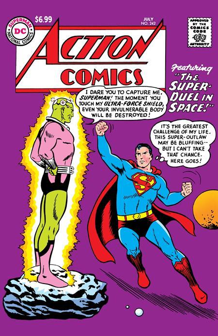 ACTION COMICS #242 FACSIMILE EDITION CVR C CURT SWAN FOIL VAR