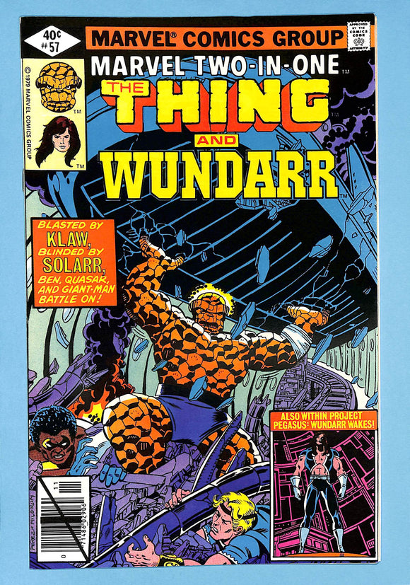 Marvel Two-In-One #57 The Thing and Wundarr (1)
