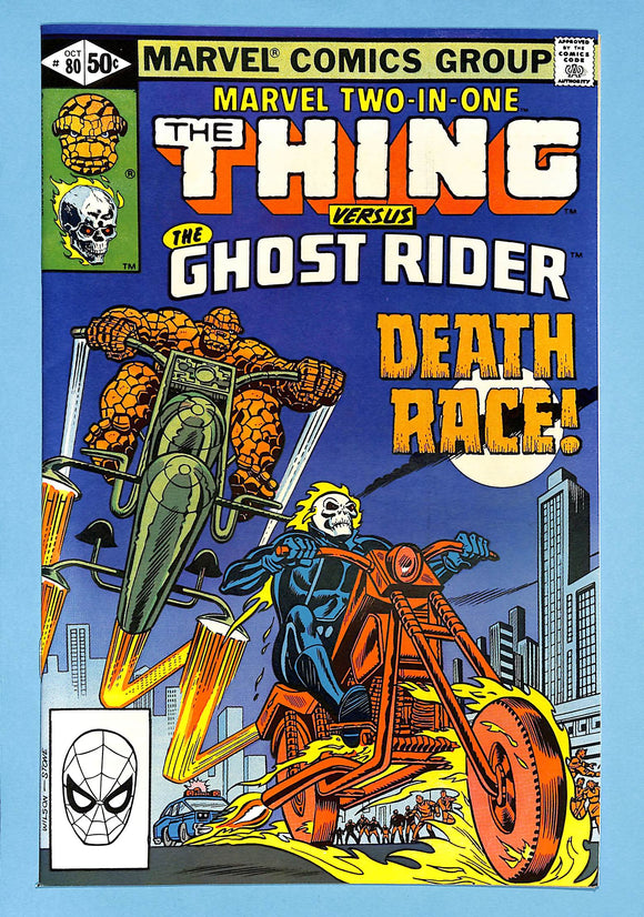 Marvel Two-In-One #80 The Thing and Ghost  Rider (1)