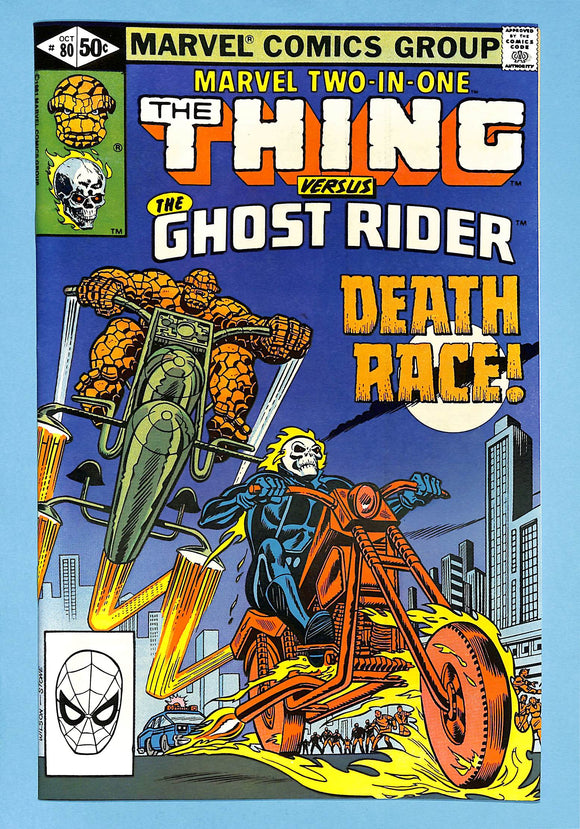 Marvel Two-In-One #80 The Thing and Ghost  Rider (2)