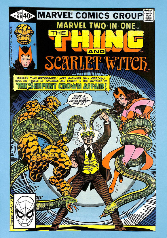 Marvel Two-In-One #66 The Thing and Scarlet Witch (1)