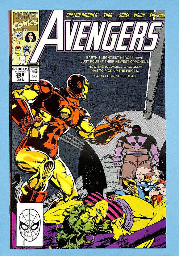 Avengers #326 First Appearance: Rage (1)