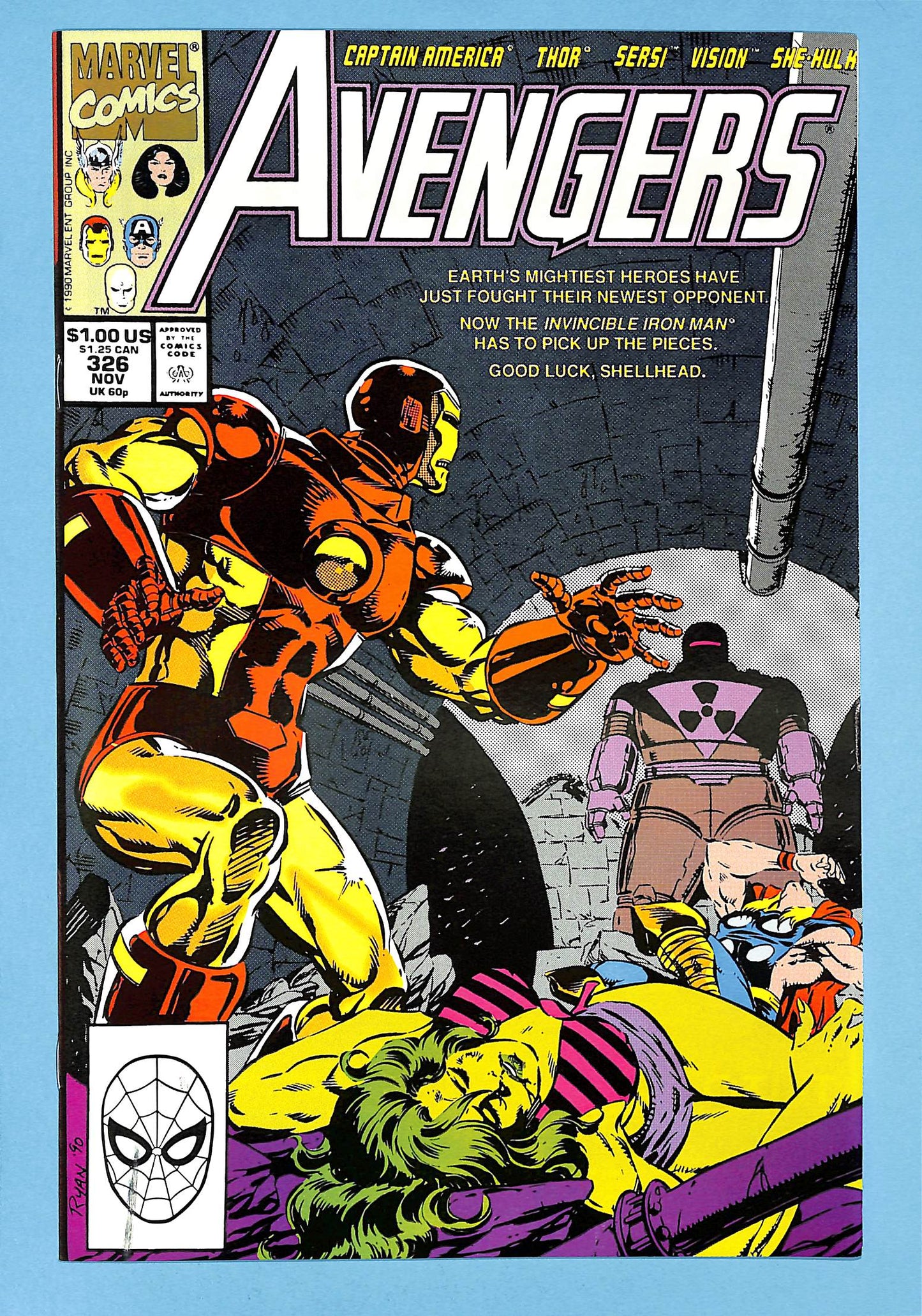 Avengers #326 First Appearance: Rage (2)