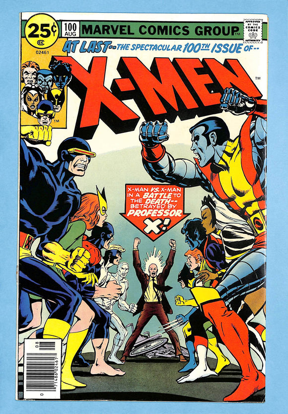Uncanny X-Men #100 Original X-Men vs. New X-Men