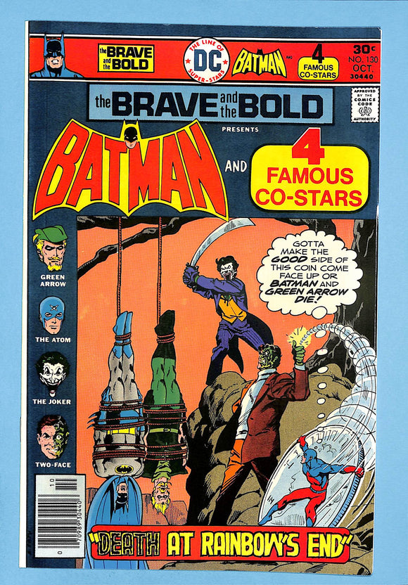 Brave and the Bold #130 Batman, The Joker, The Atom, Two-Face