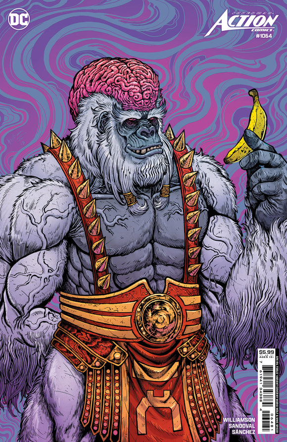 Action Comics #1064 Cvr E Maria Wolf April Fools Ultra-Humanite Card Stock Var House Of Brainiac
