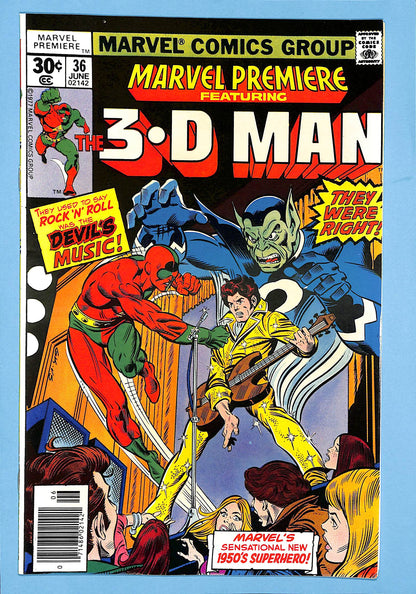 Marvel Premire #35-37 3D Man Complete Run