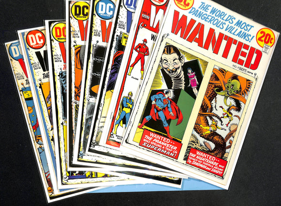 DC Wanted #1-9 Complete Run