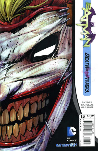 Batman 2011 #13 Direct Sales Signed by Jonathan Glapion - back issue - $10.00