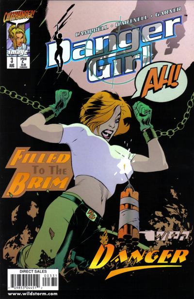 Danger Girl 1998 #3 Adam Hughes Variant - back issue - $10.00